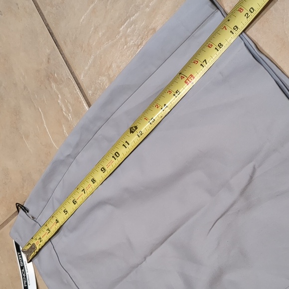 Express Gray Cotton Stretch Pencil Skirt Size 2 NWT - Picture 2 of 3